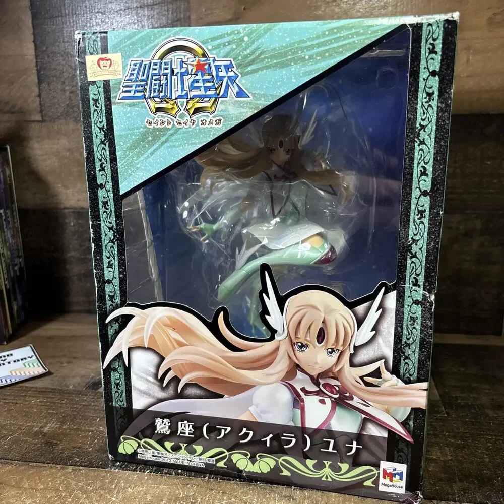 MegaHouse Saint Seiya Omega Eagle Aquila Yuna Bronze Figure New Box Damage